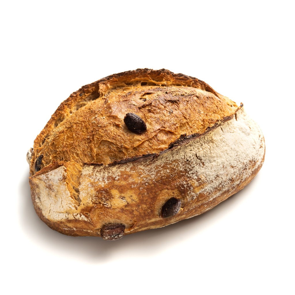 Hogaza de trigo ecológico con aceitunas kalamata